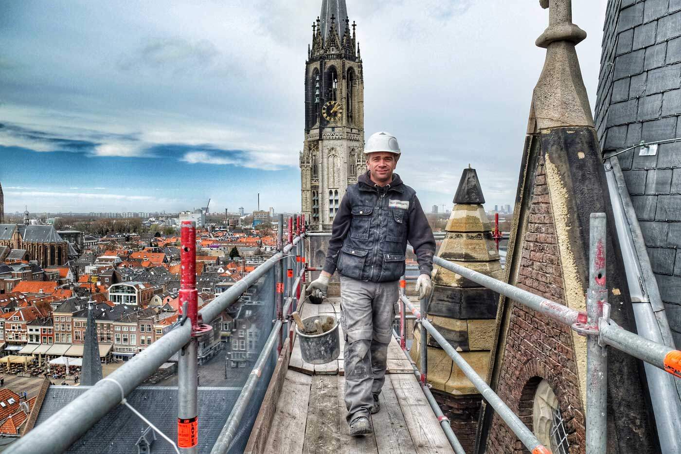 restauratie-maria-van-jessekerk-delft-3 Restauratie Torens Maria van Jessekerk – Delft - Orly & Endevoets