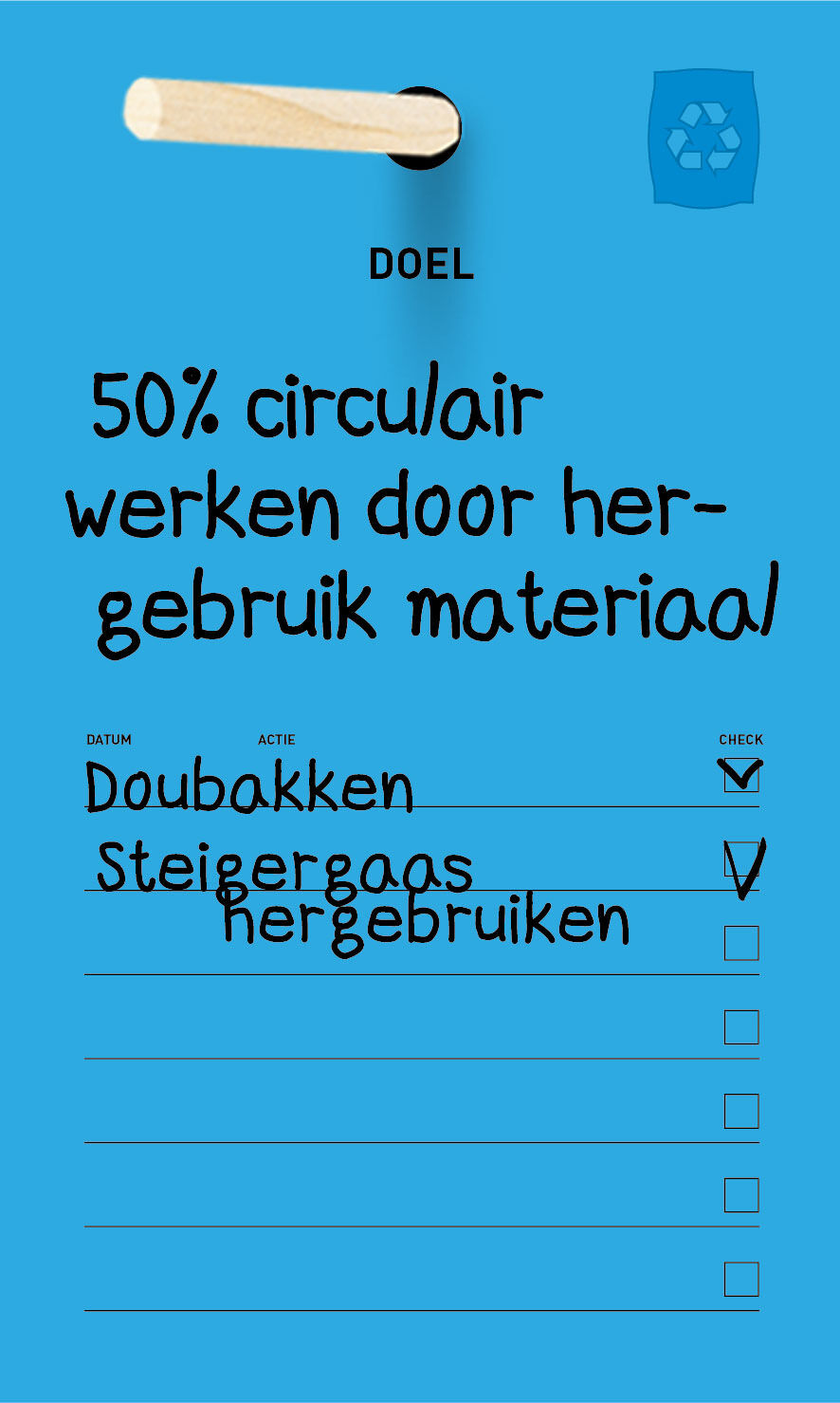 hergebruik materialen