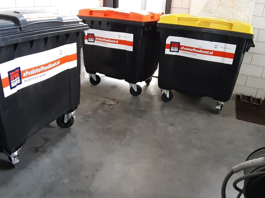 containers scheiden afval