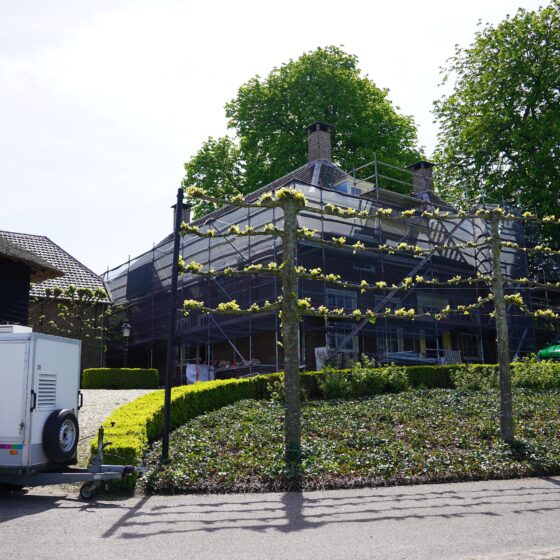 Een hogedrukreiniger voor een rijksmonument