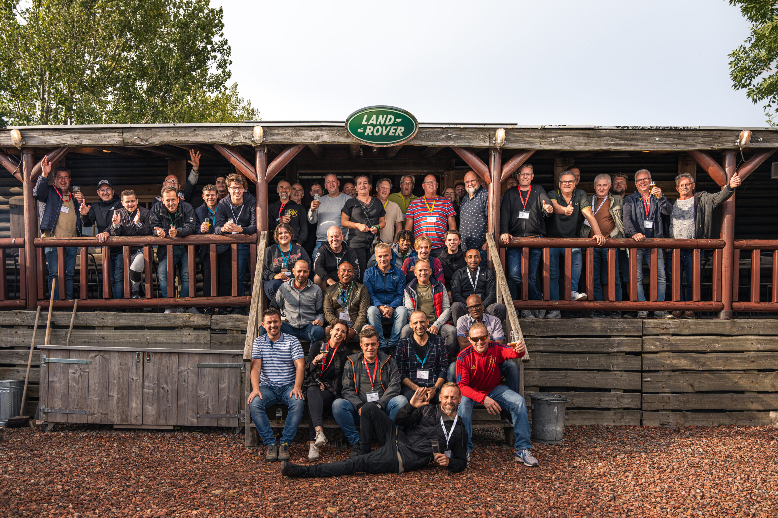 Het hele team van collega's van familiebedrijf Orly & Endevoets in 's-Hertogenbosch